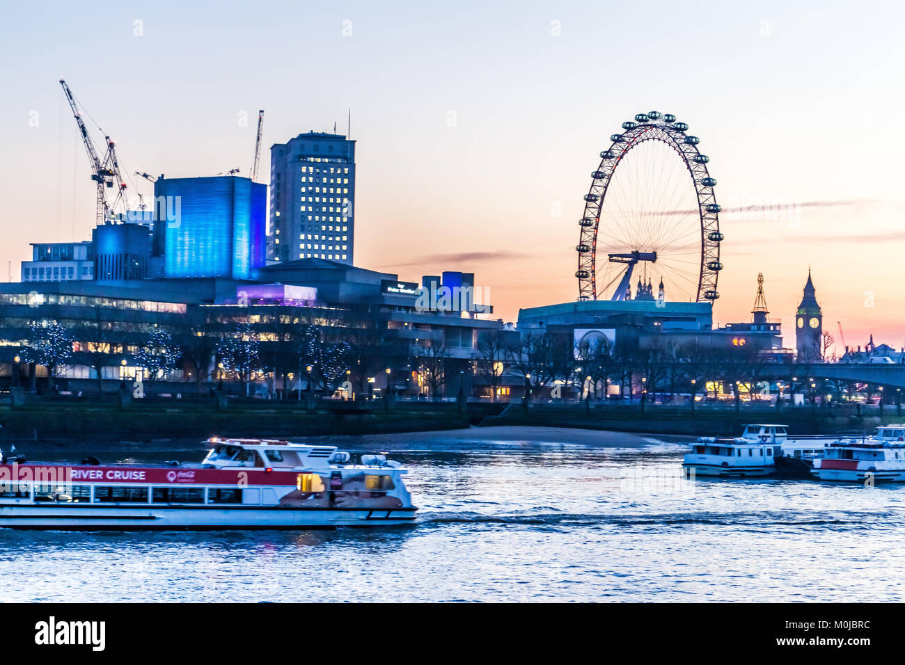 London Eye Millennium Wheel, Böschung. Stockfoto