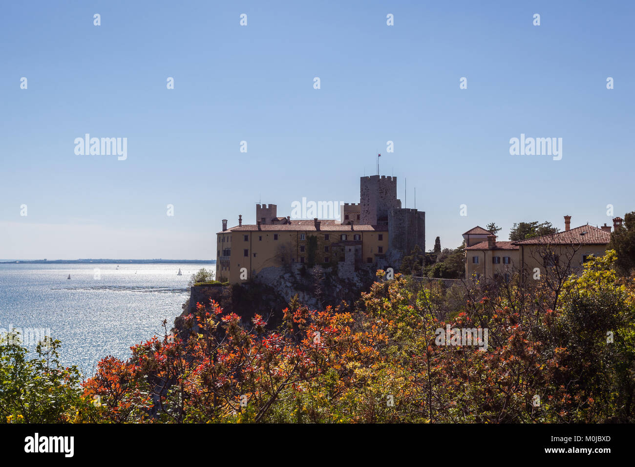 Das Schloss von Duino Festung, Friaul Julisch Venetien, Italien Stockfoto