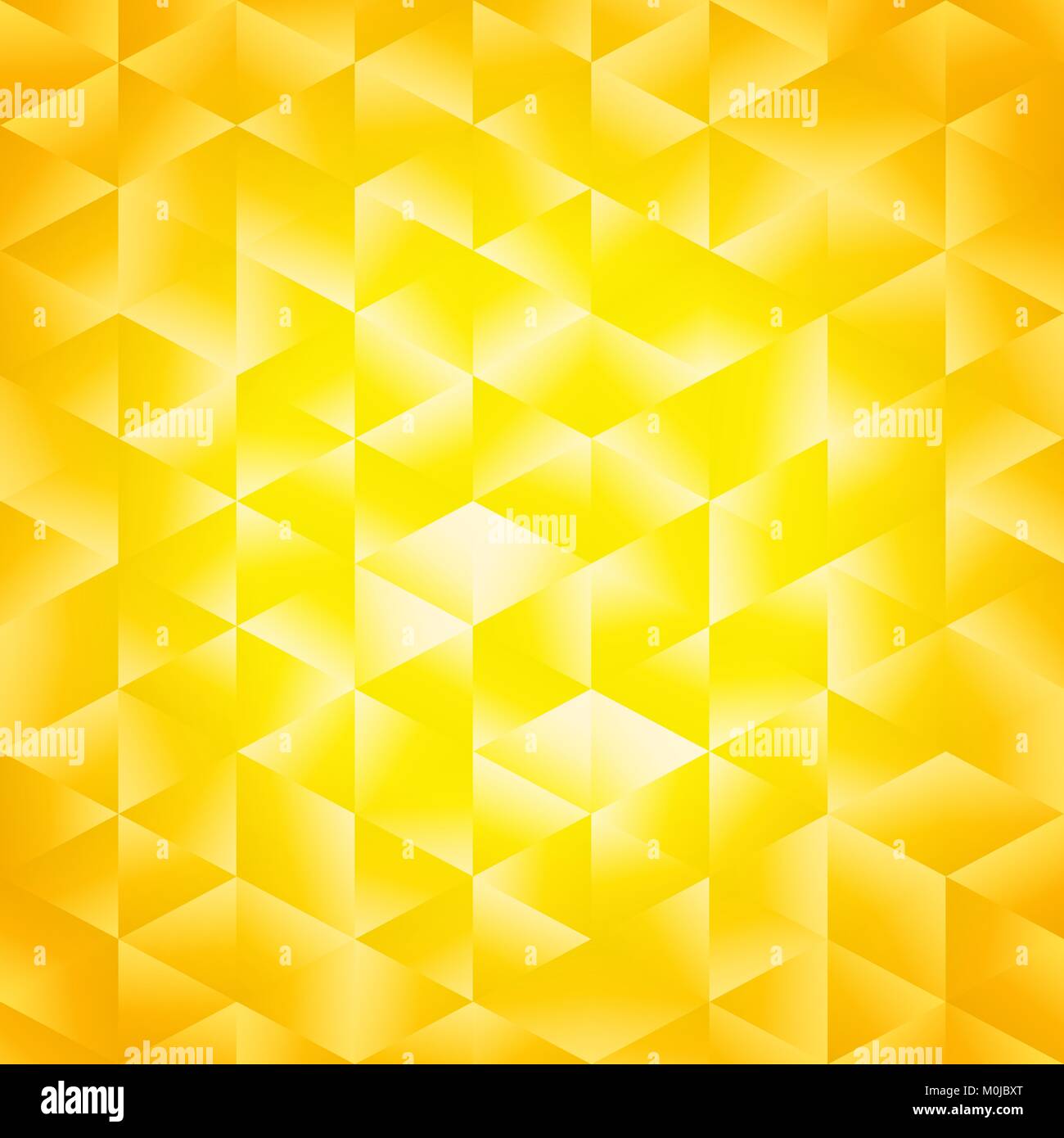 Geometrische Hintergrund mit gelben poligonal, Vektor Bild Stock Vektor