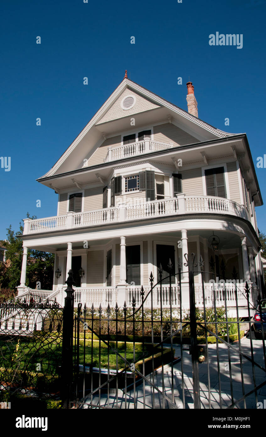 Haus außen New Orleans Stockfoto
