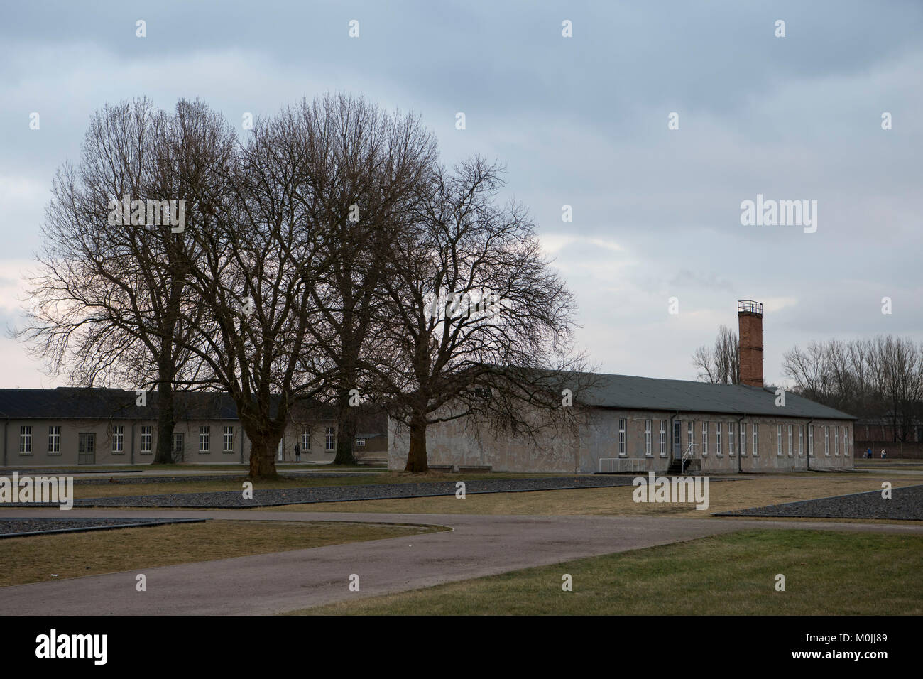 Sachsenhausen war ein NS-Konzentrationslager in Oranienburg, Berlin, Deutschland, vor allem für die politischen Gefangenen von 1936 bis zum Ende des Dritten verwendet Stockfoto