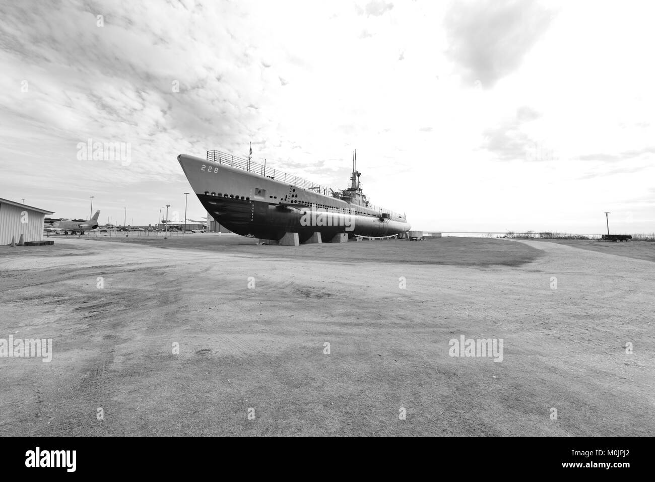 USS Drum eine amerikanische Welt Krieg Zwei U-Boot. Stockfoto