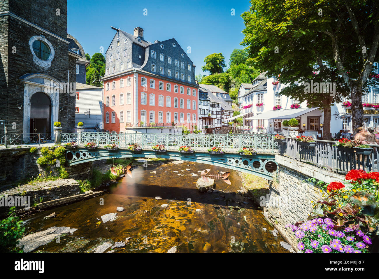 Monschau, Aachen, Deutschland Stockfoto