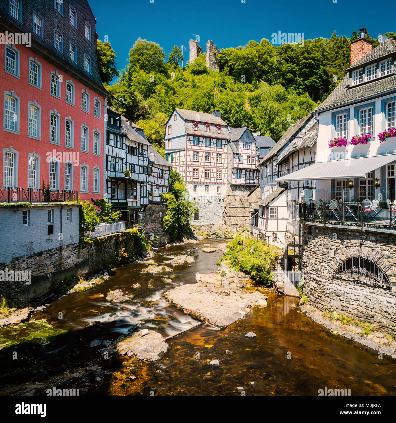 Monschau, Aachen, Deutschland Stockfoto