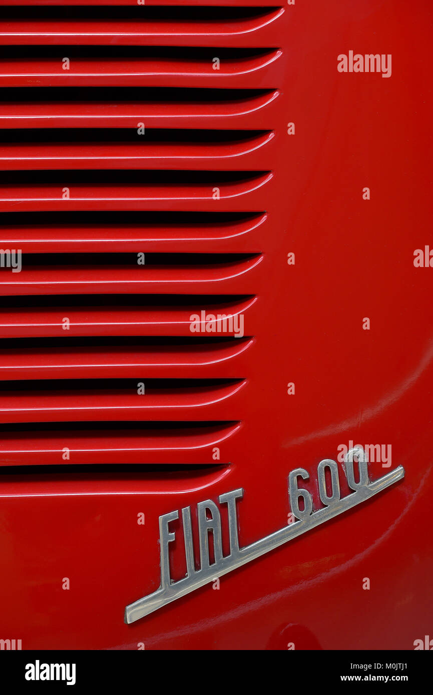 Detail Fiat 600 Stockfoto