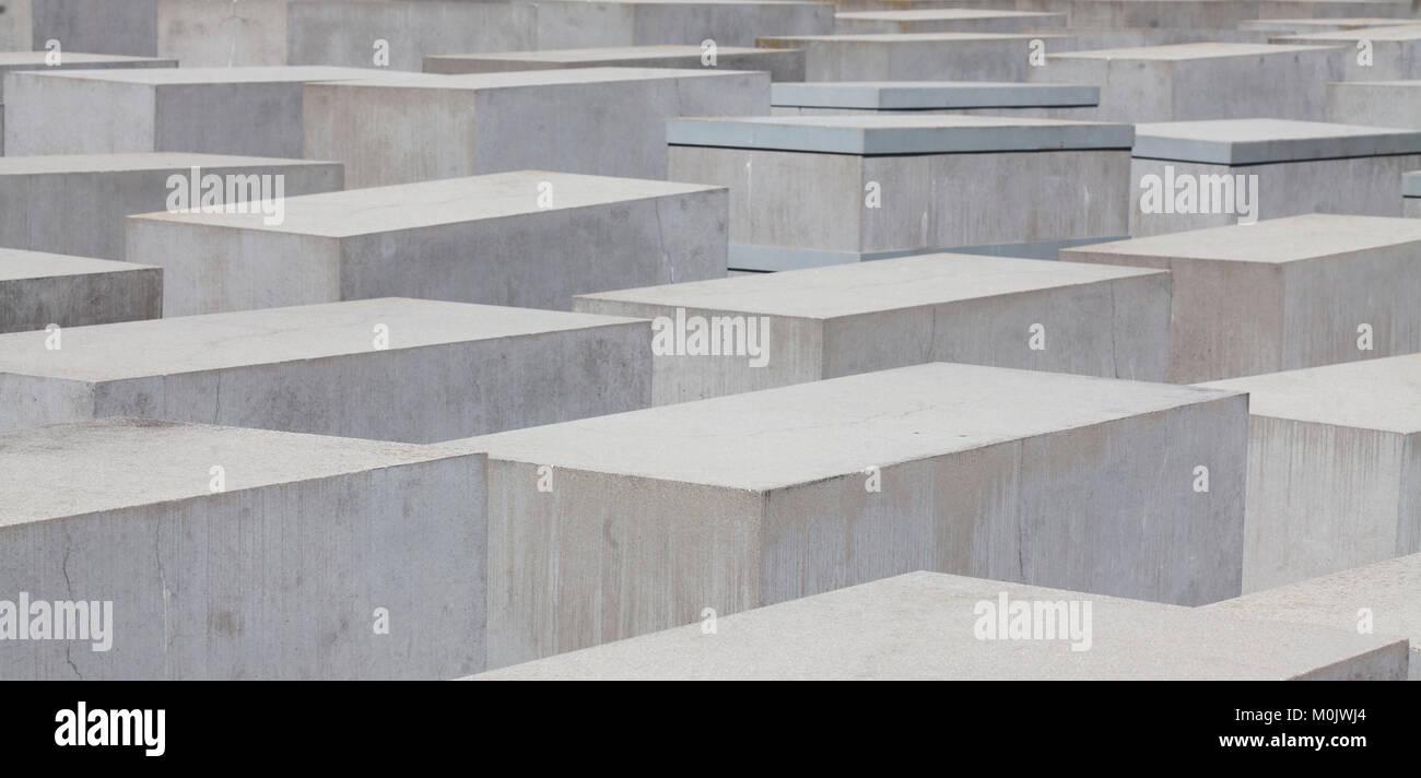 Holocaust Mahnmal, Denkmal für die ermordeten Juden Europas, Berlin, Deutschland, Europa ich Denkmal für die ermordeten Juden Europas oder Holocaust-Mahnm Stockfoto