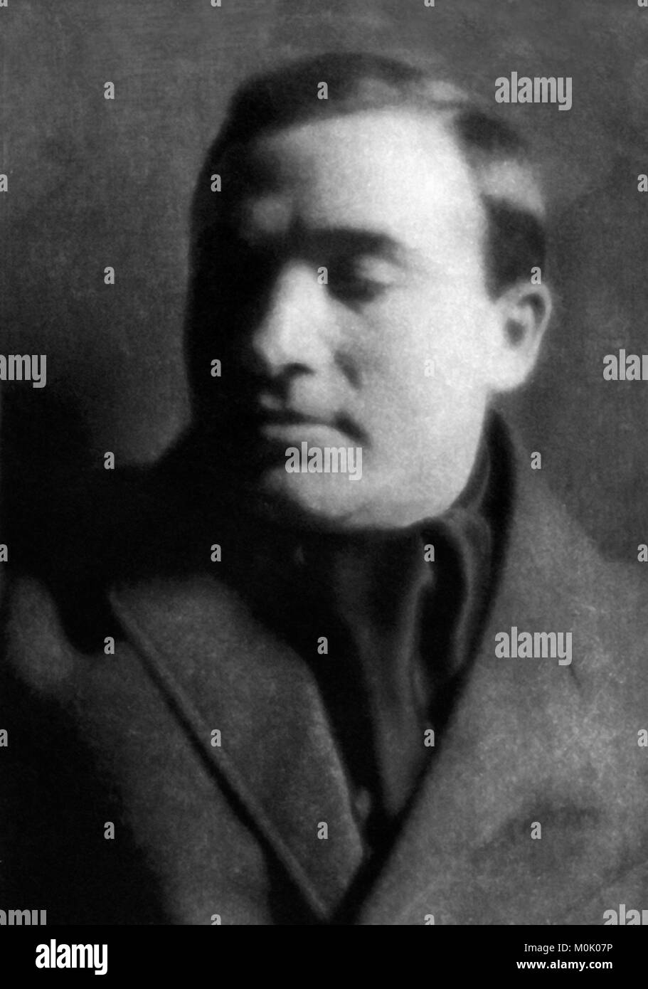 Max Weber (1881-1961), Porträt des amerikanischen kubistischen Malers von Alvin Langdon Coburn, 1913 Stockfoto