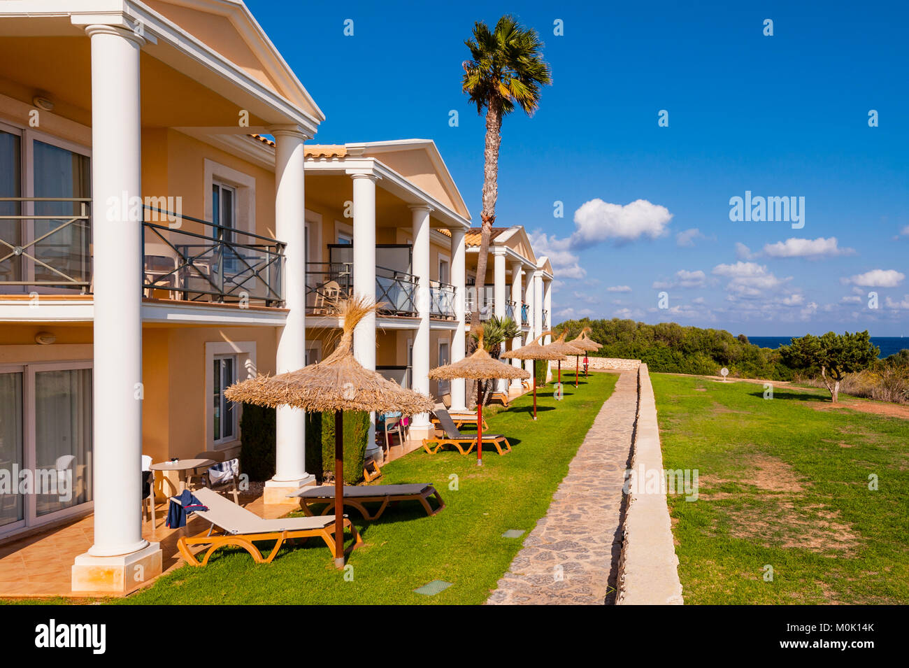 Das Insotel Club Holiday Resort in Punta Prima, Menorca, Balearen, Spanien Stockfoto