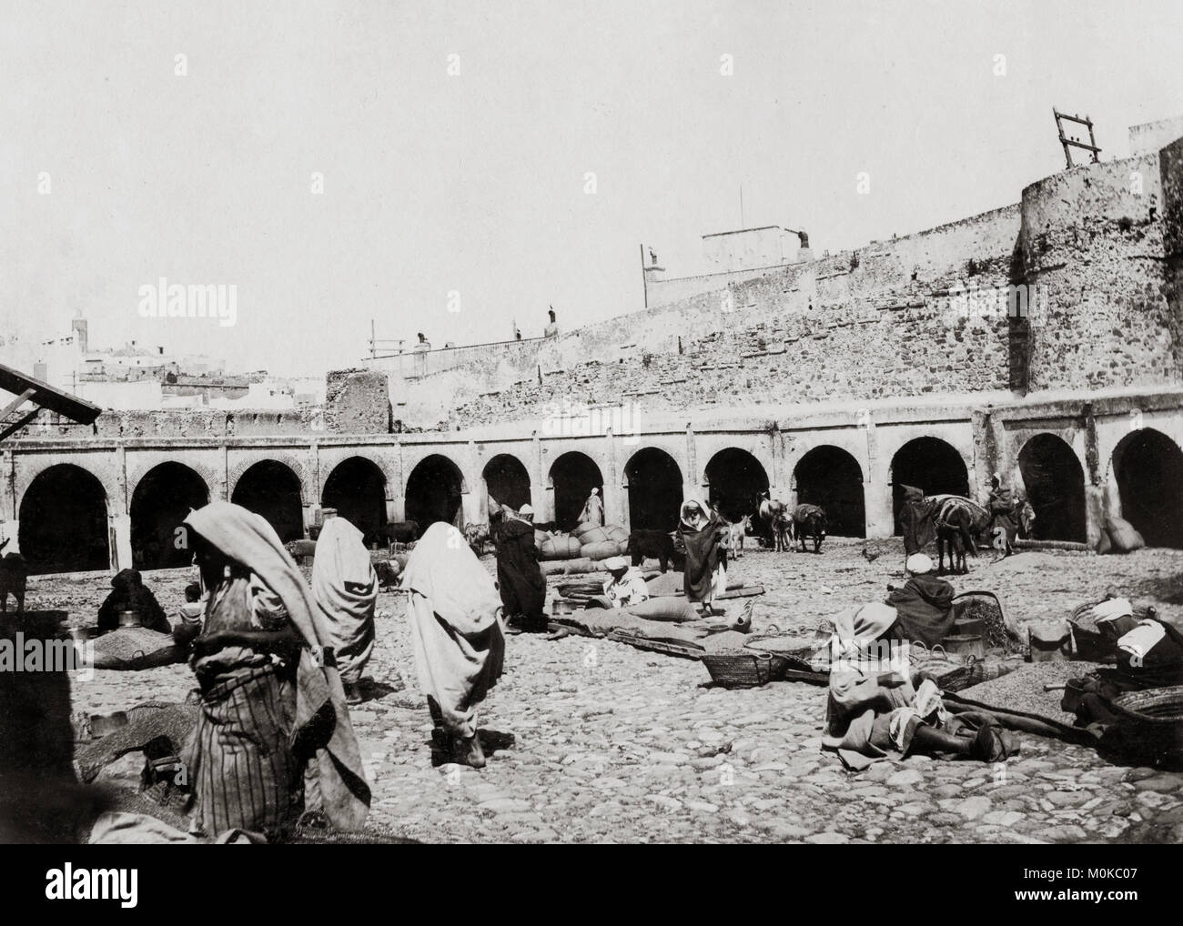 Customs House, Tanger, Marokko, 1900 Stockfoto
