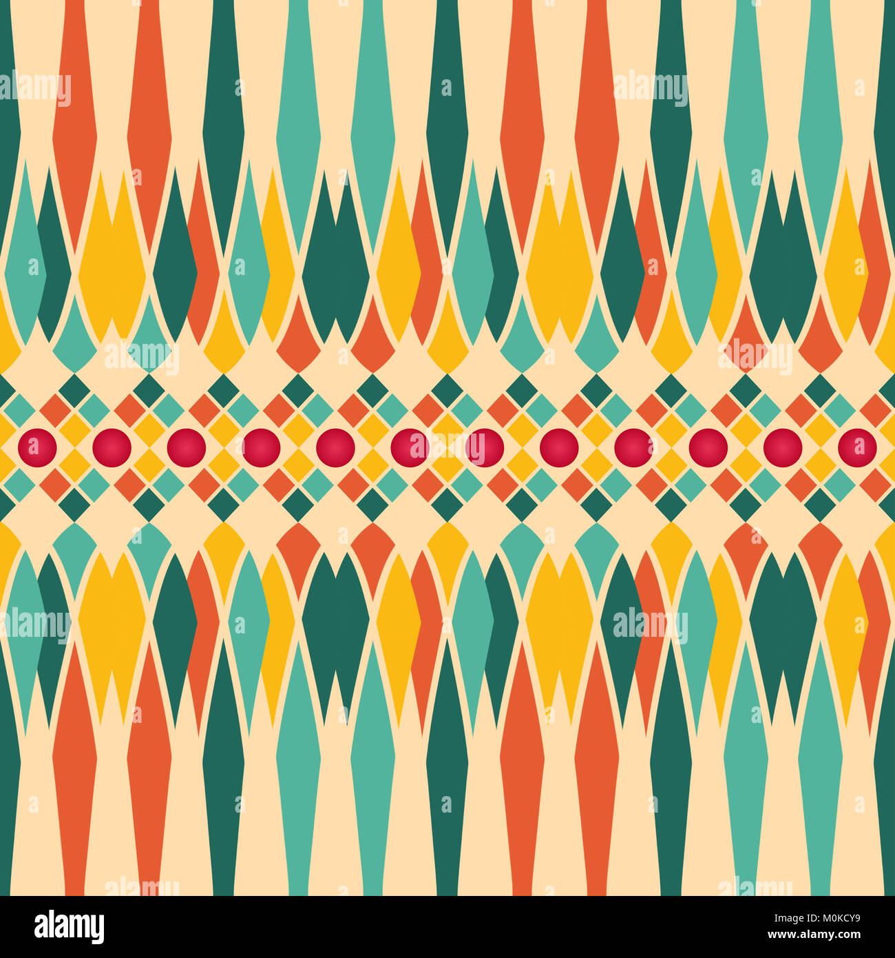 Bunte geometrische Muster mit abstrakten Polygone in festlichen Farben. Geometrische digitaler Kunst. Stockfoto