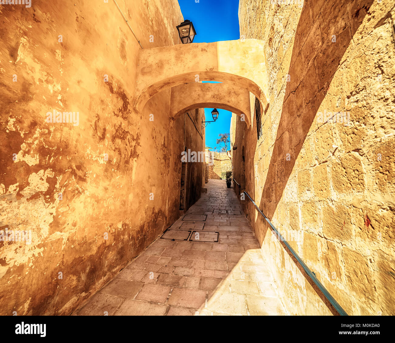 Victoria, Insel Gozo, Malta: die Cittadella Stockfoto