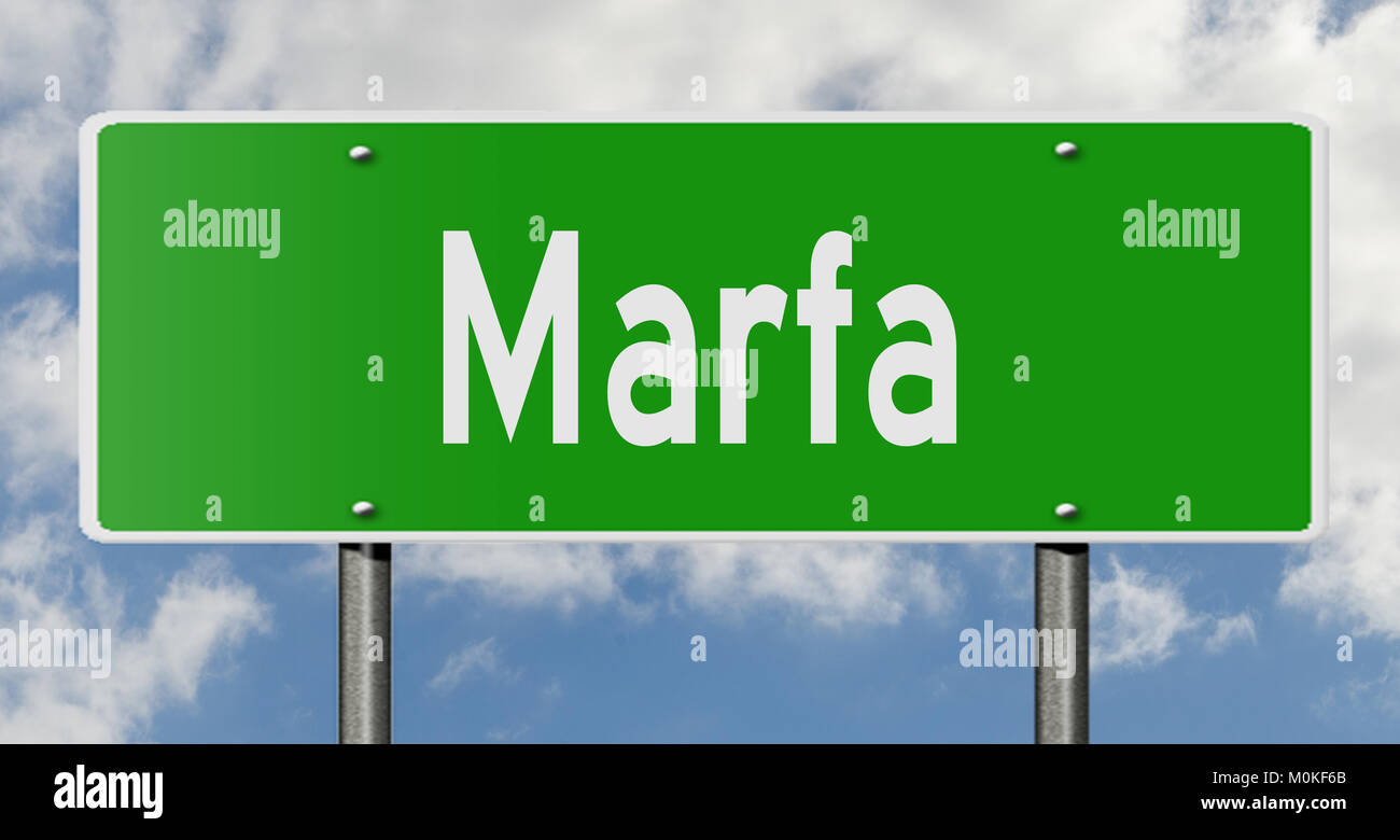 Eine 3D Rendering eines grünen Hinweisschild Stockfoto