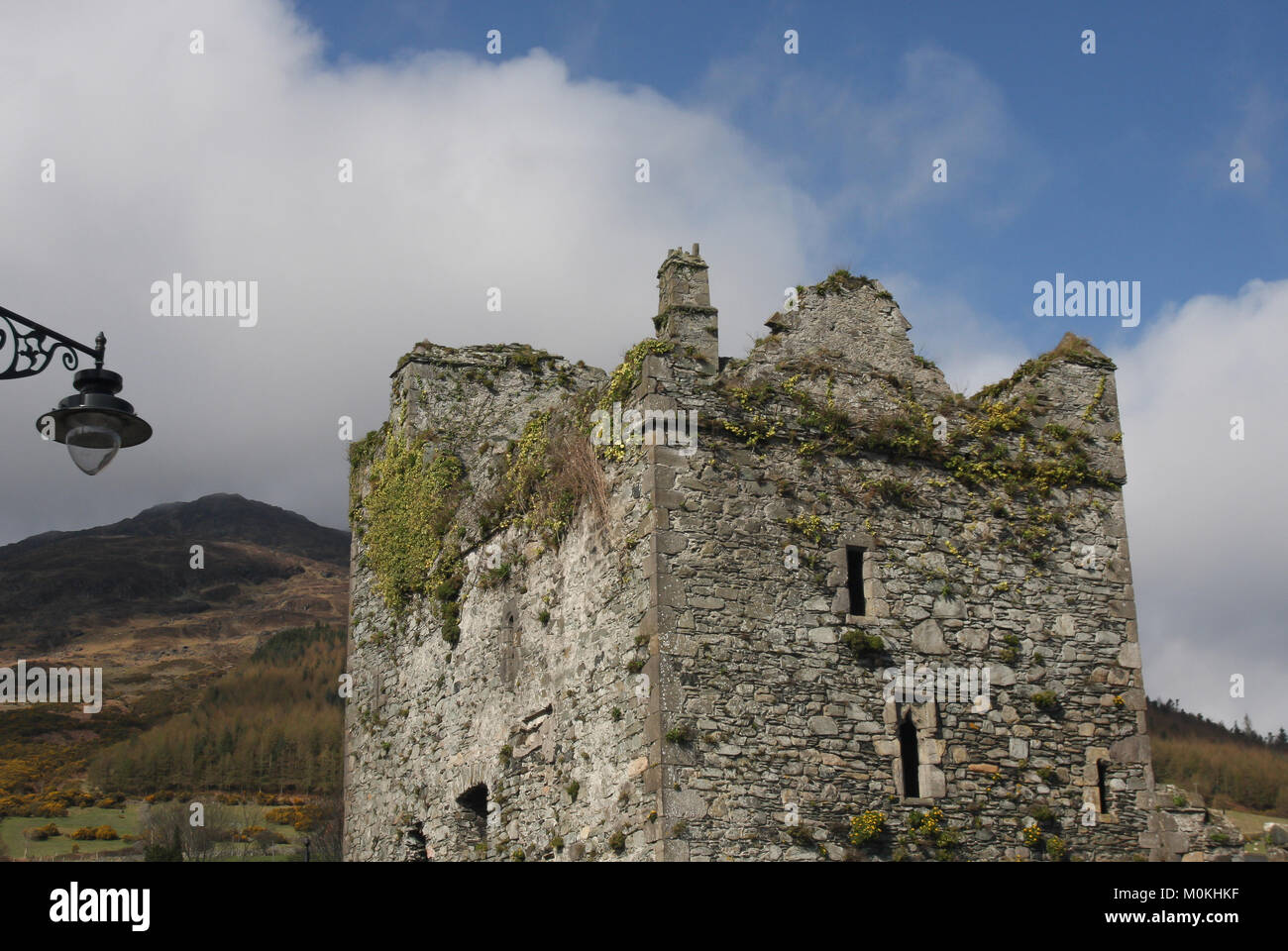 Taaffes Schloss, einem mittelalterlichen Gebäude in Carlingford, County Louth, Irland. Stockfoto