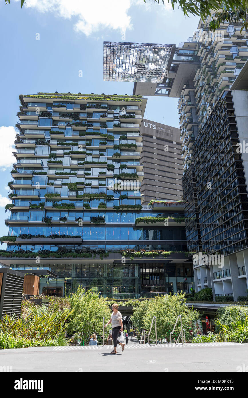 Preisgekrönte Gebäude einer Central Park, Chippendale, Sydney, NSW, Australien Stockfoto