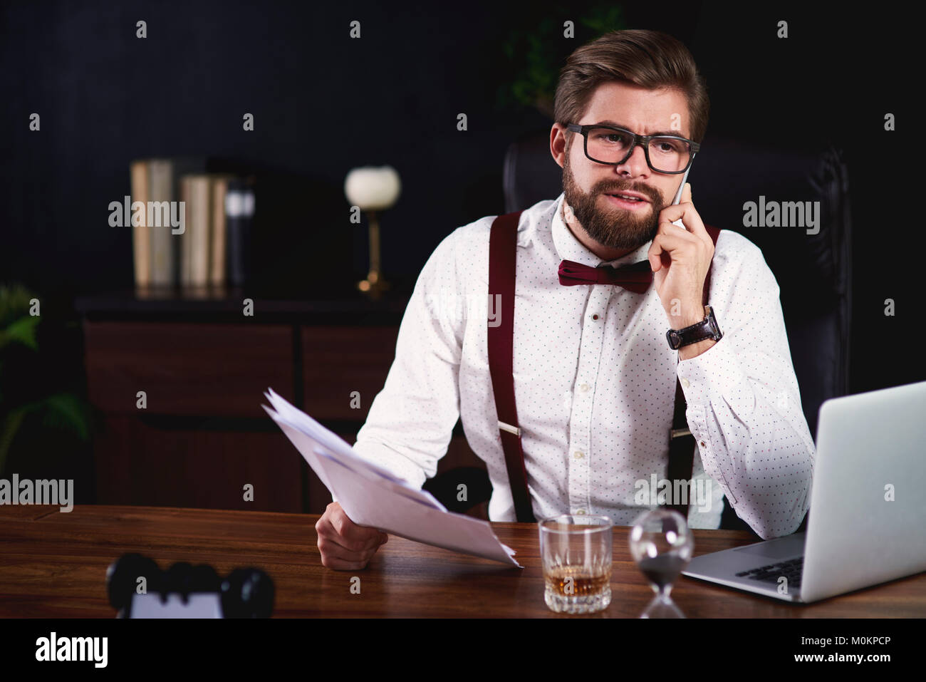 Ich bin sicher, es ist alles ein Missverständnis Stockfoto