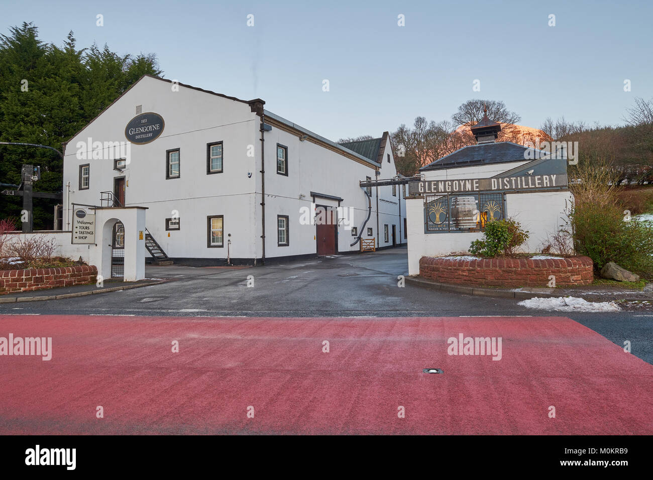 Glengoyne Distillery Schottland Stockfoto