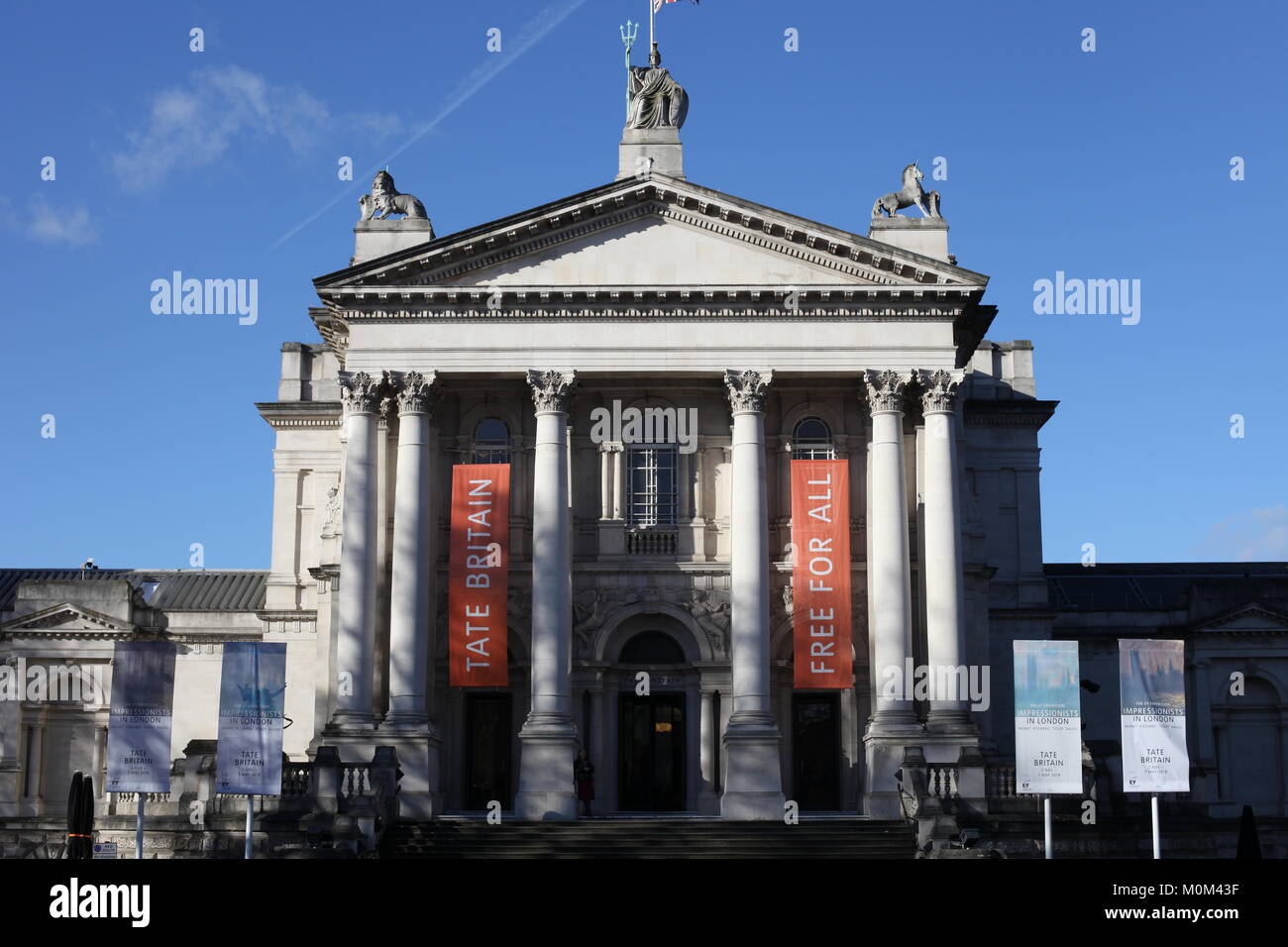 Tate Britain Kunstgalerie in London, England, Großbritannien Stockfoto