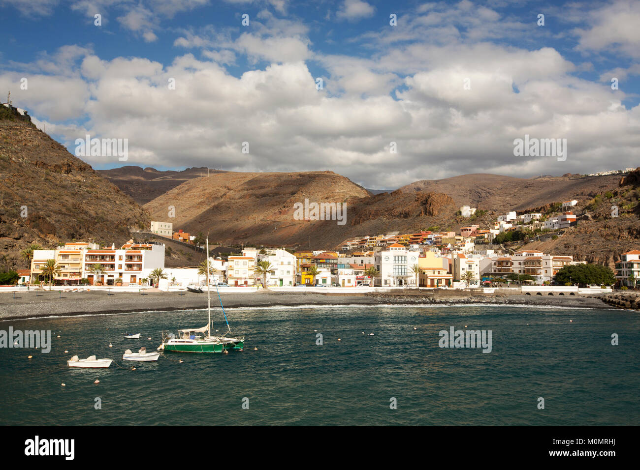 Playa Santiago auf La Gomera, Kanarische Inseln. Stockfoto