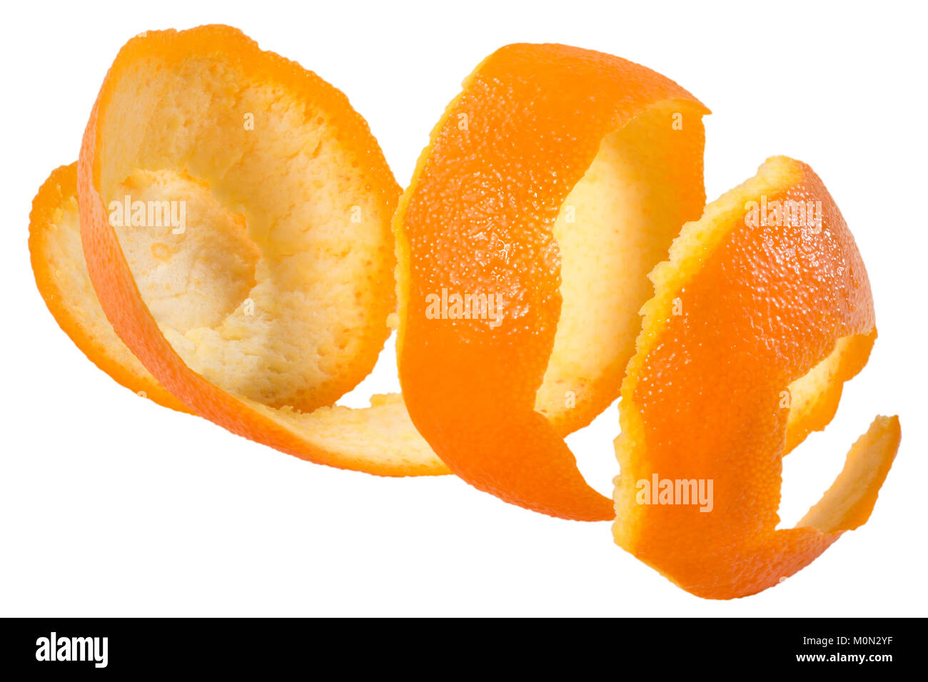 Orange Peel (+ clipping path) Stockfoto