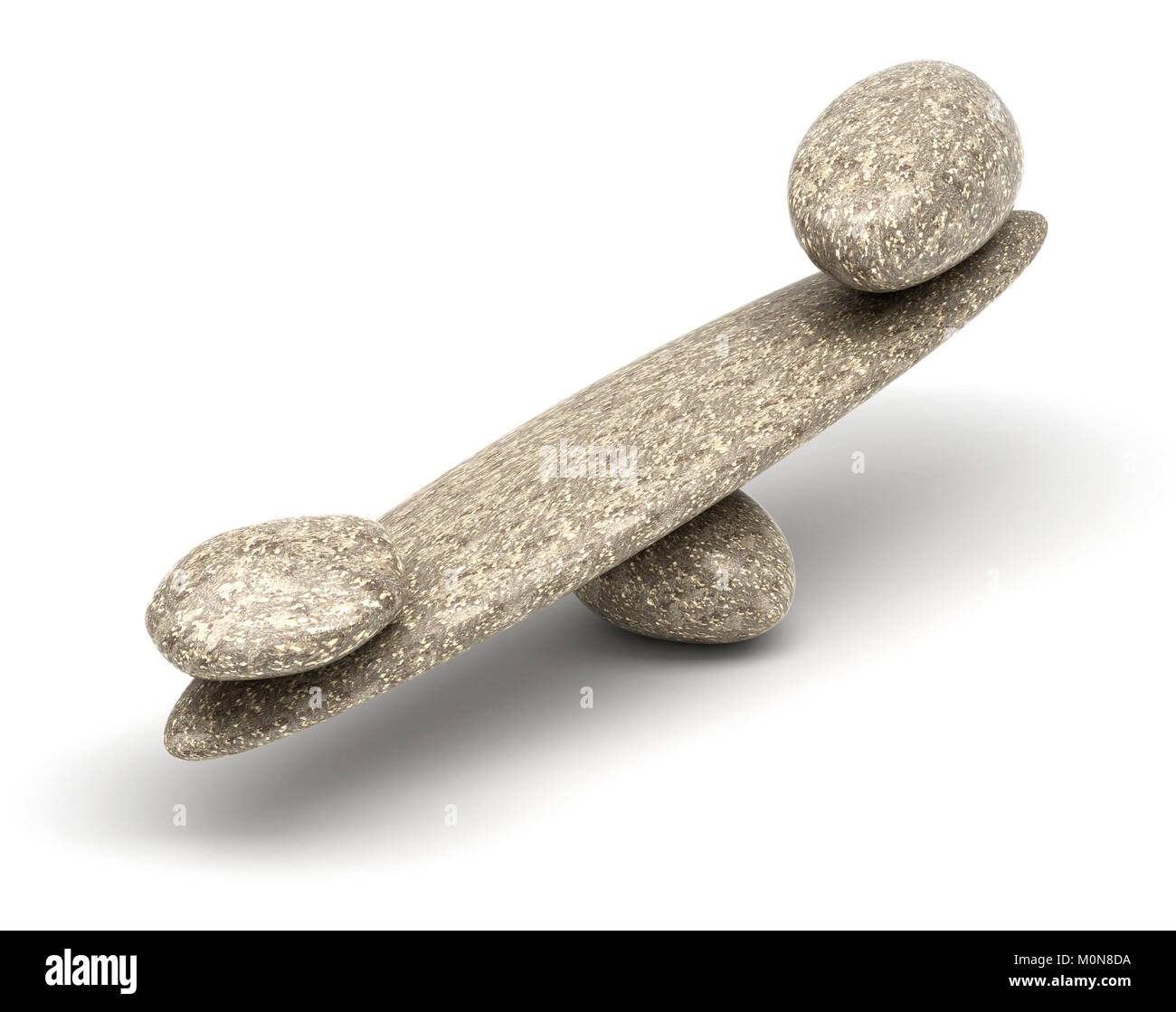 Relevanz: Pebble Stabilität Skalen mit großen und kleinen Steinen Stockfoto