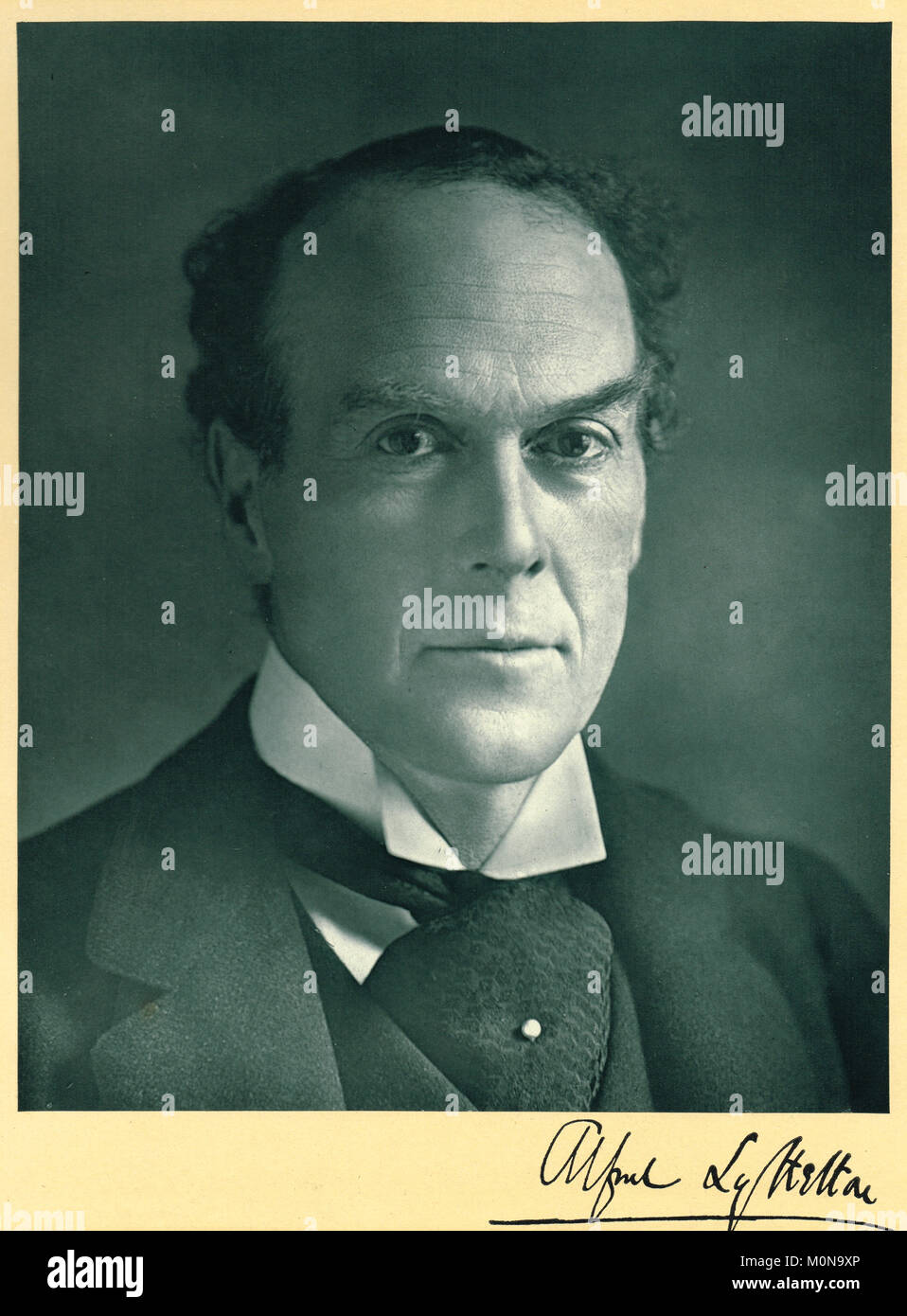 Alfred Lyttelton QC, 1857 - 1913, britischer Politiker und Sportler Stockfoto