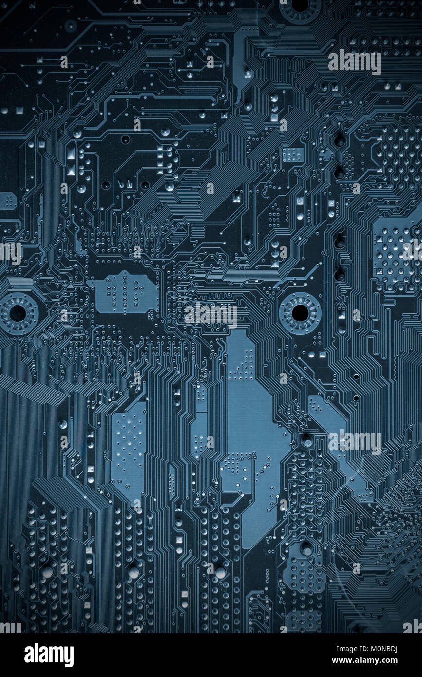 Computer Platine Hintergrund Stockfoto