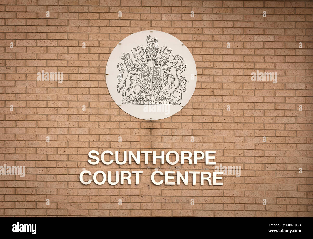 Scunthorpe Gericht Center - Scunthorpe, Lincolnshire, Großbritannien - 23. Januar 2018 Stockfoto
