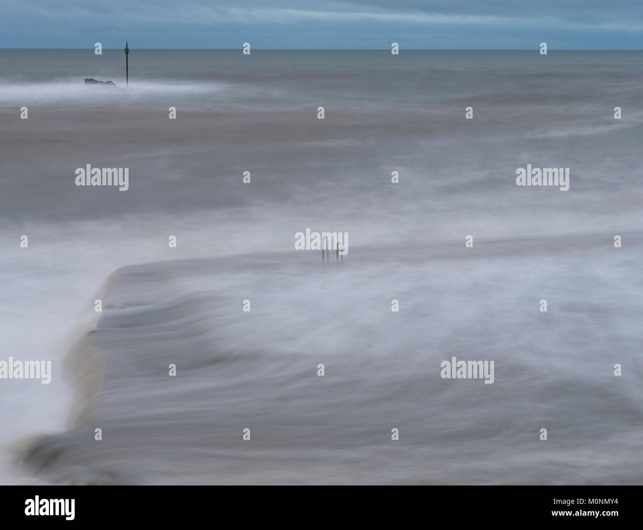 Bude Meer Pool Stockfoto