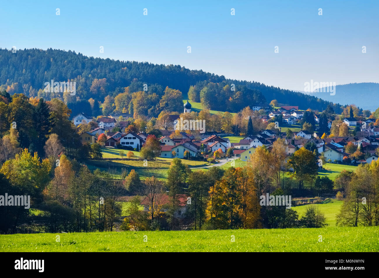 Grafenwiesen, Bayerischer Wald, Oberpfalz, Bayern, Deutschland Stockfoto