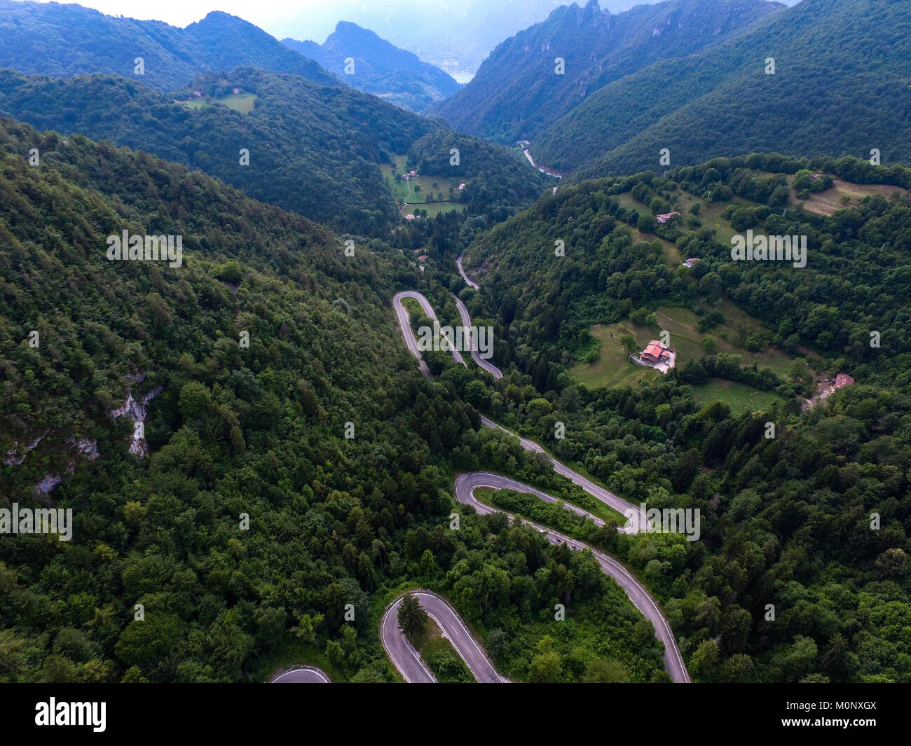 Straßen in Italien Stockfoto