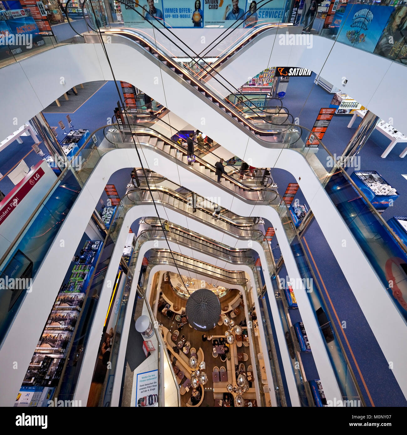 Sevens Center, Shopping Mall, Düsseldorf, Nordrhein-Westfalen, Deutschland Stockfoto