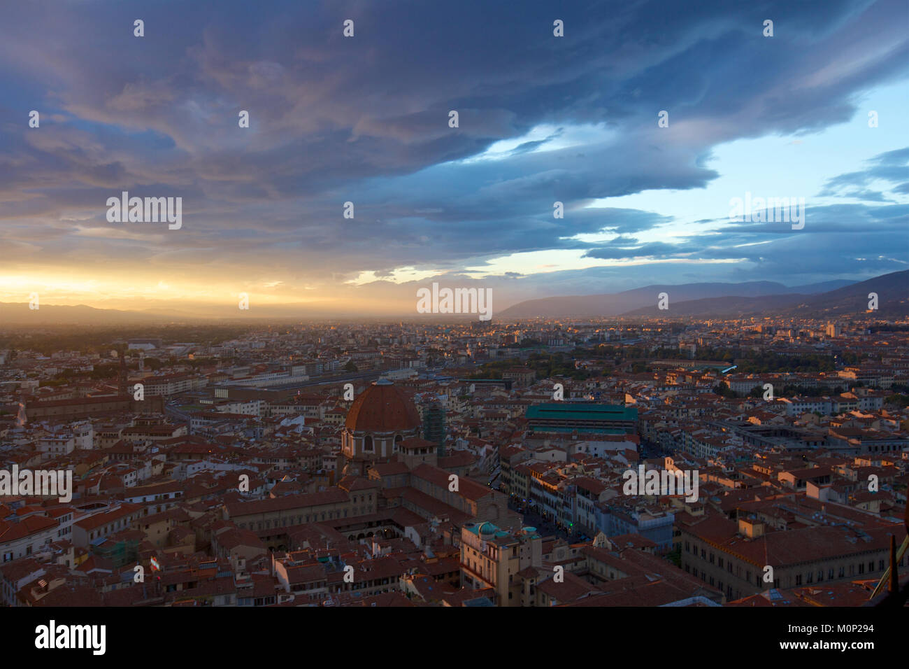 Blick auf Florenz Stockfoto