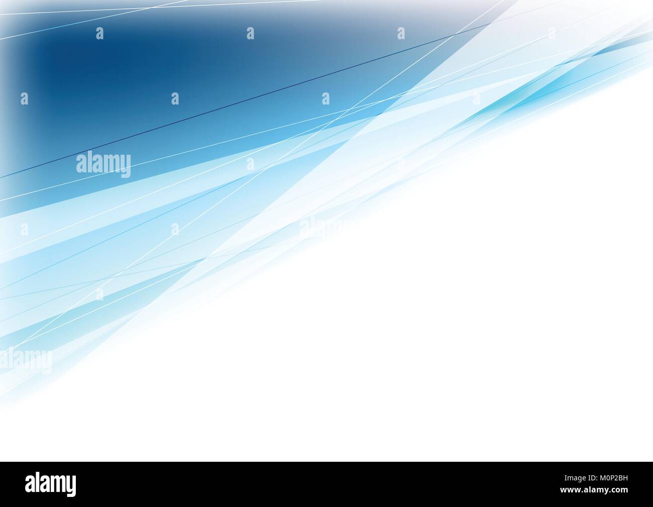 Blau und Weiß vektor Abstraktion Design mit Streifen und Linien Stock Vektor