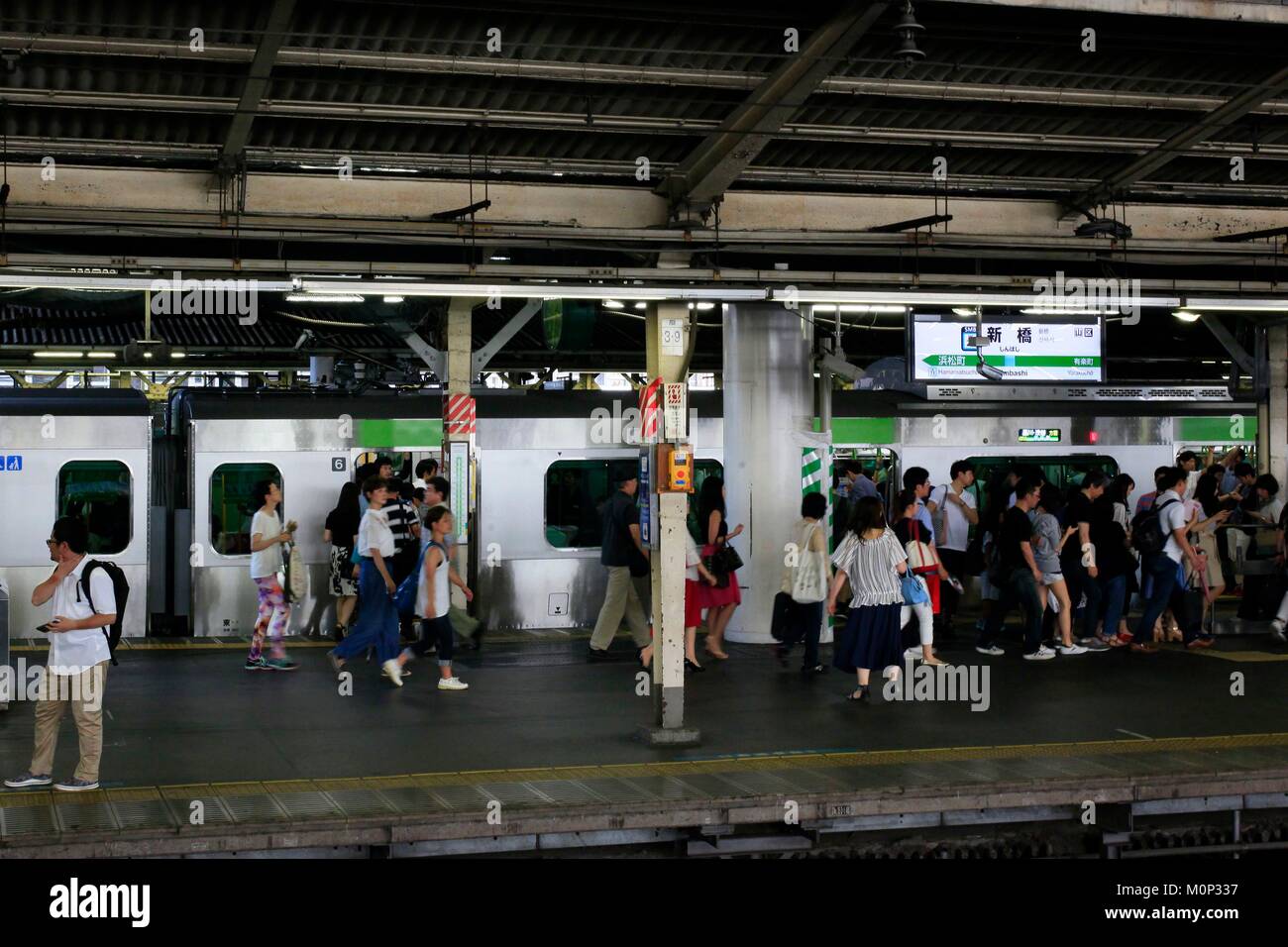 Japan, Tokio, Shimbashi Bezirk Stockfoto