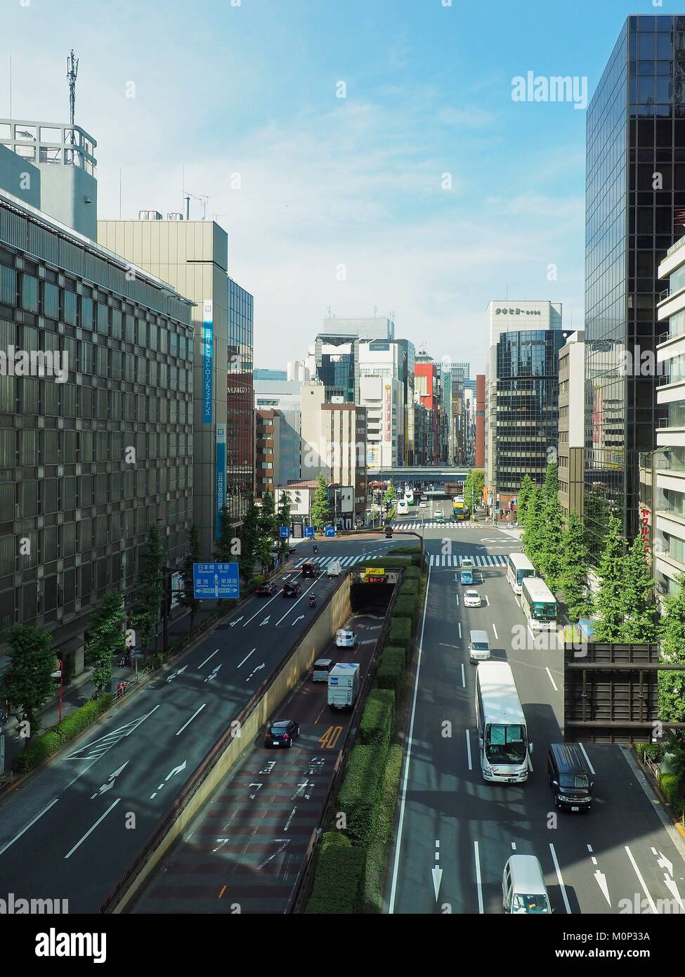 Japan, Tokio, Shimbashi Bezirk Stockfoto