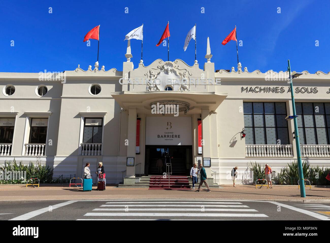 Frankreich, Alpes Maritimes, Menton, das Casino Stockfoto