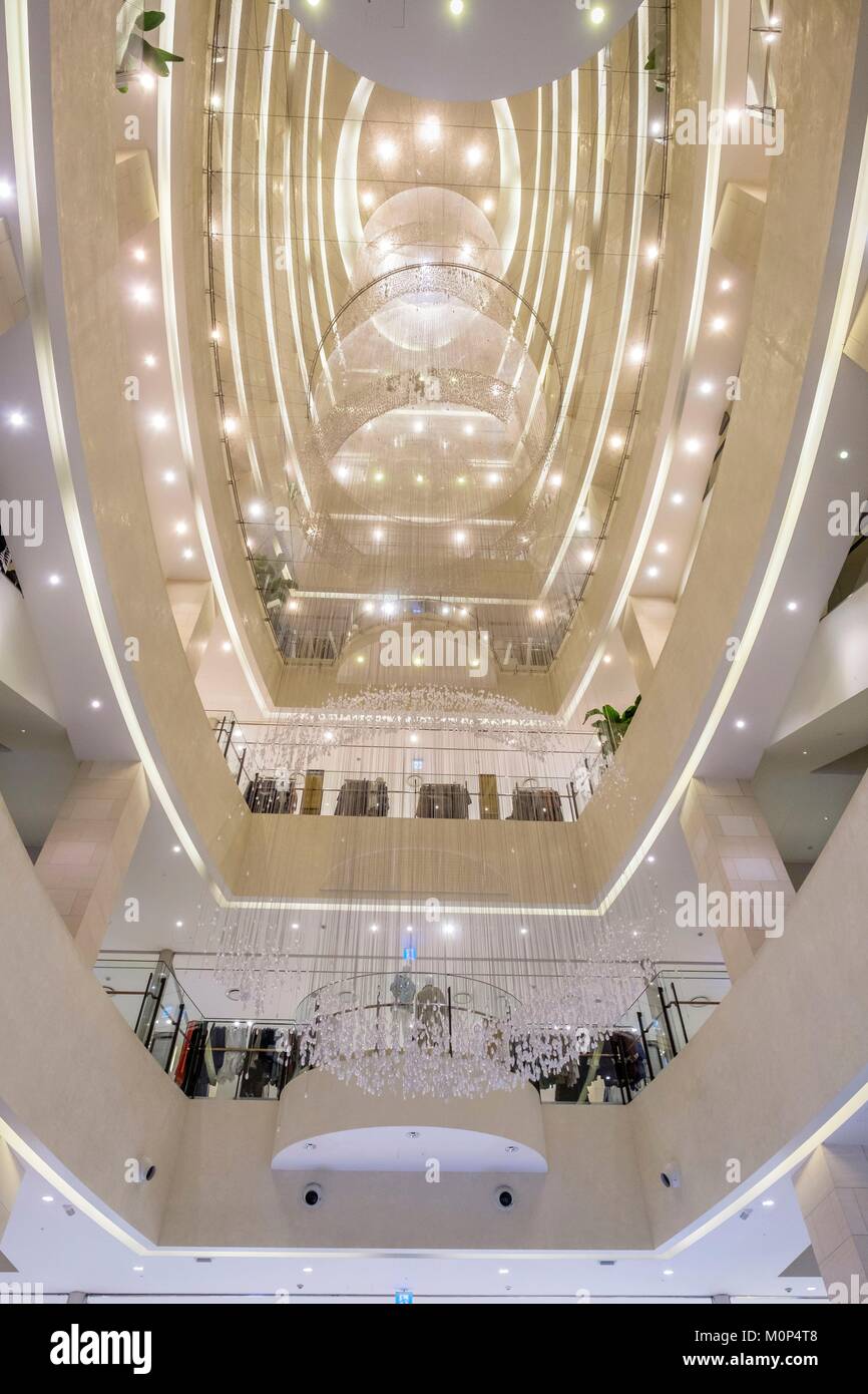 South Korea, Süd Gyeongsang Provinz, Busan, Haeundae, Shinsegae Centum City Department Store Stockfoto