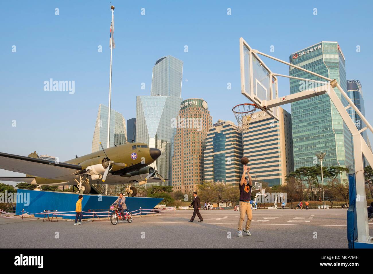 Südkorea, Seoul, yeongdeungpogu, Yeouido ist eine Insel, die auf den
