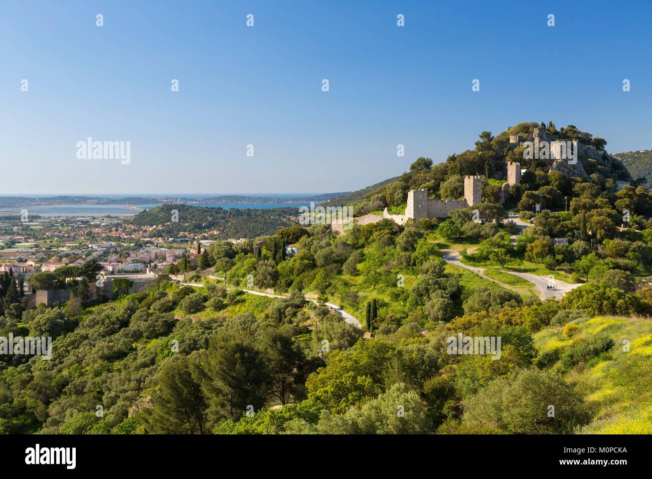 Frankreich, Var, Hyeres, Hyeres Schloss Stockfoto