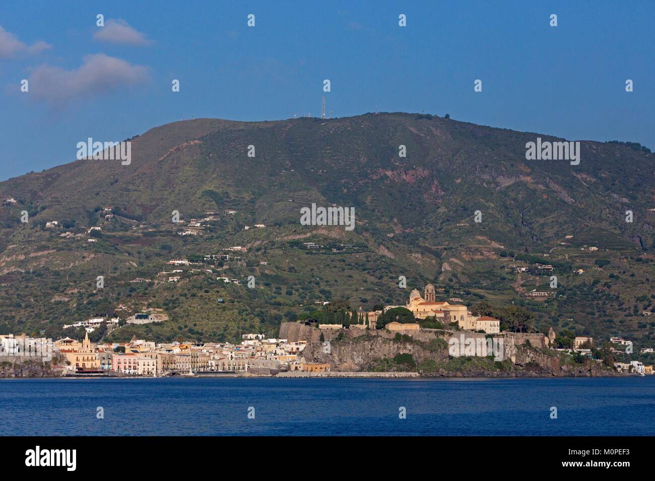 Italien, Sizilien, Liparische Inseln, Insel Lipari Stockfoto