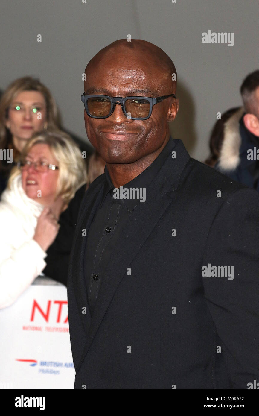 London, UKSeal, National Television Awards, die O2-London, Großbritannien, 23. Januar 2018, Foto von Richard Goldschmidt Credit: Rich Gold/Alamy leben Nachrichten Stockfoto