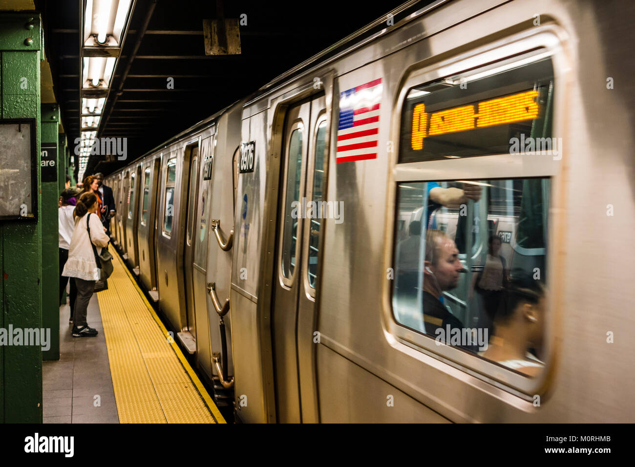 14. Straße - Union Square U-Bahn Station Manhattan New York, New York, USA Stockfoto