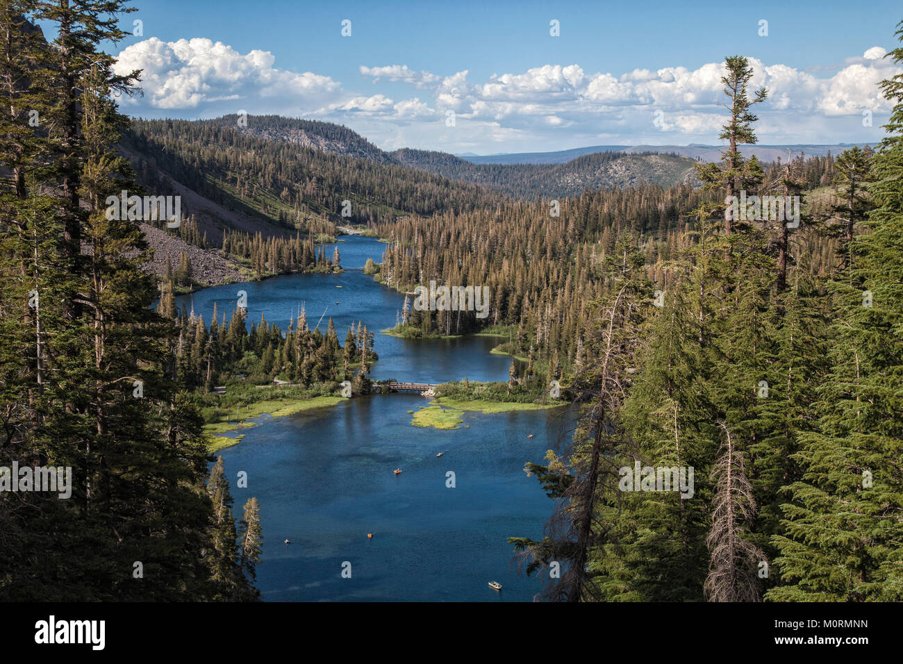 Mammoth Mountain Seen, Inyo National Forest, Kalifornien, USA Stockfoto