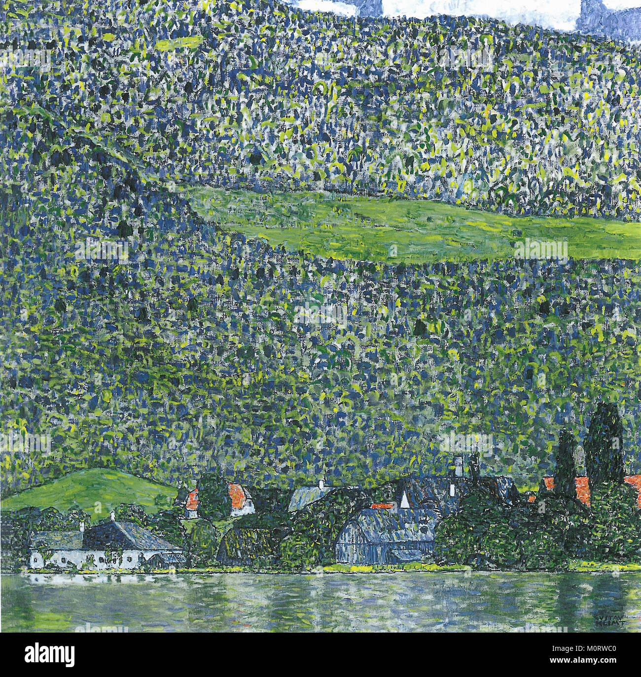 Gustav Klimt - Litzlberg am Attersee Stockfoto