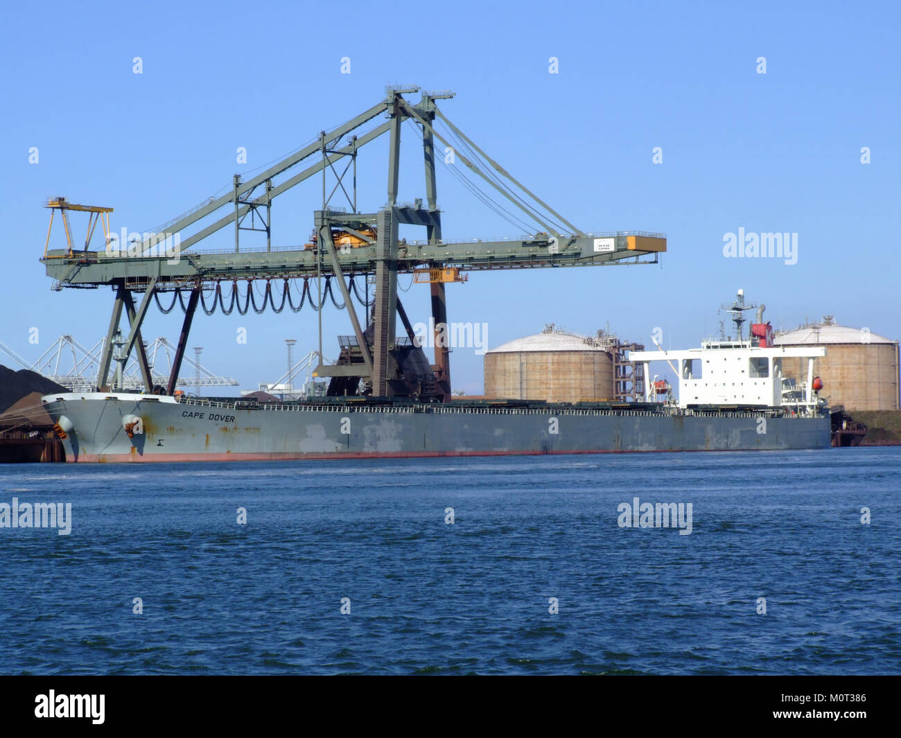 Kap Dover - IMO 9350800 - Rufzeichen 3 EBS 6 pic 2, Mississippi Hafen, Hafen von Rotterdam, Holland 29-Aug-2007 Stockfoto