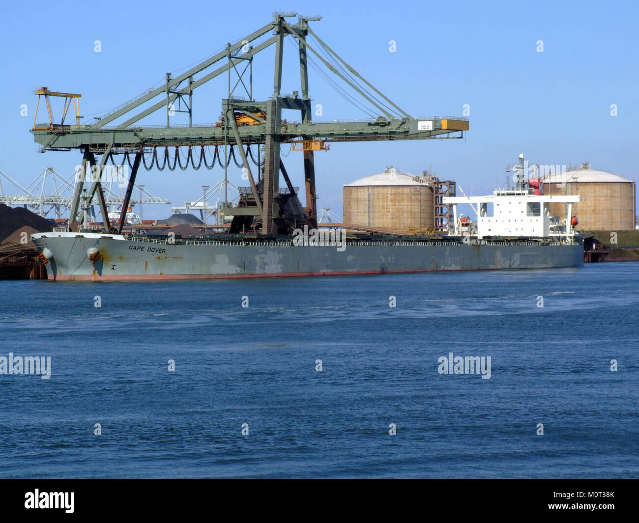 Kap Dover - IMO 9350800 - Rufzeichen 3 EBS 6, Mississippi Hafen, Hafen von Rotterdam, Holland 29-Aug-2007 Stockfoto