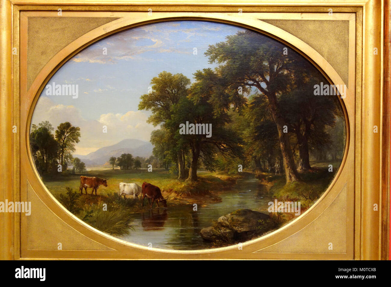 Catskill Creek (Nachmittag) von Asher B. Durand, 1855, Öl auf Leinwand - Albanien Institut für Geschichte und Kunst - DSC 08138 Stockfoto