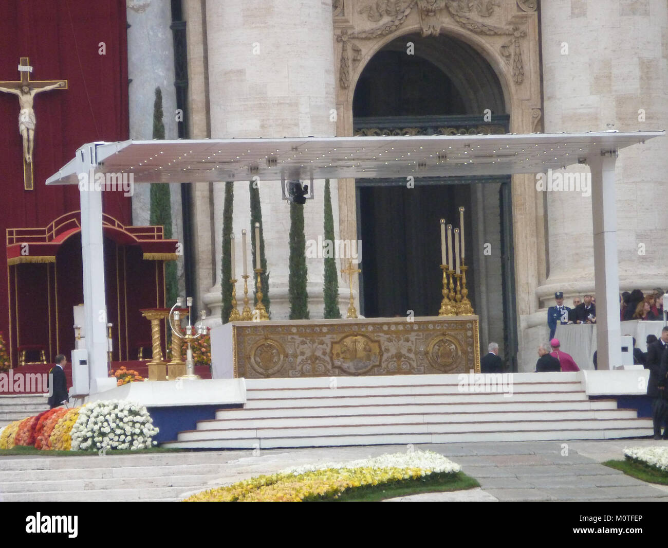 Heiligsprechung von Johannes XXIII. und Johannes Paul II. (09) Stockfoto