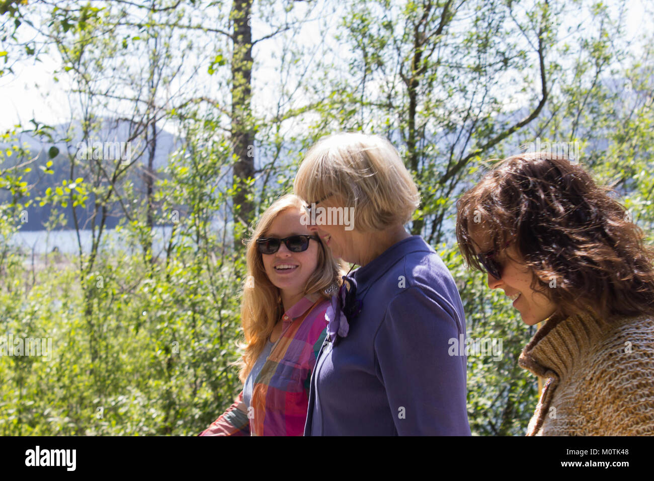Die Cedar River Watershed Tour bietet Besuchern eine geführte Erkundung des Wassereinzugsgebiets mit Schwerpunkt auf Naturschutz, Ökologie und der Bedeutung der Wasserressourcen. Stockfoto