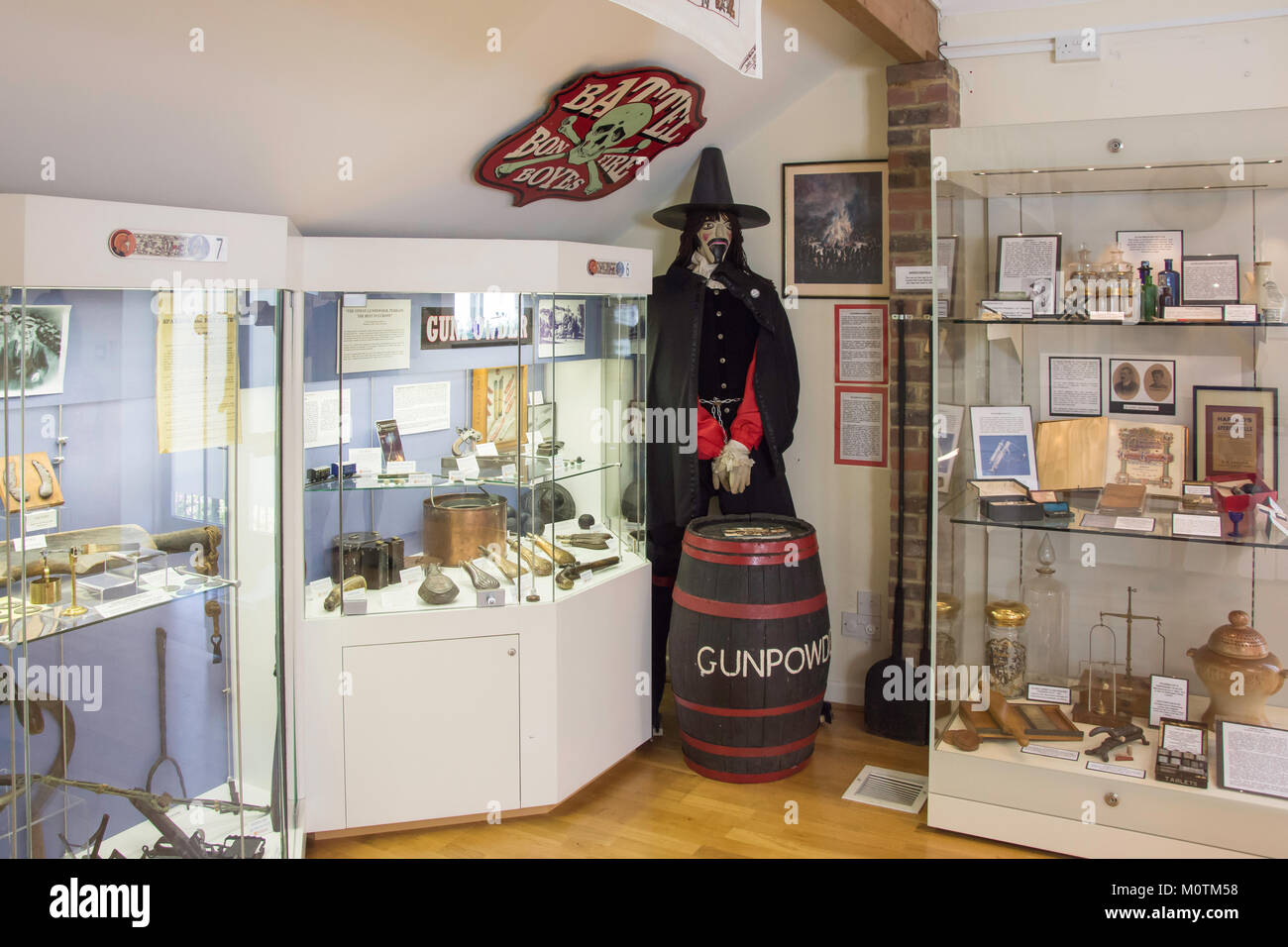 Innenraum der Schlacht Heimatmuseum, High Street, Battle, East Sussex, England, Vereinigtes Königreich Stockfoto